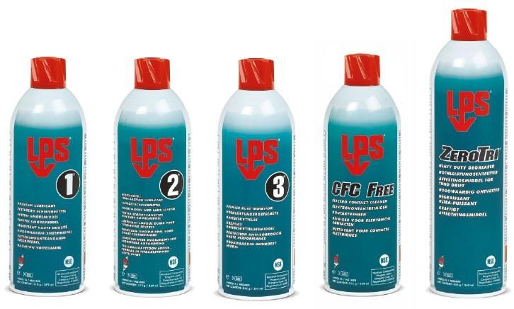 LPS kunnossapitotuotteiden uudet aerosolipakkaukset