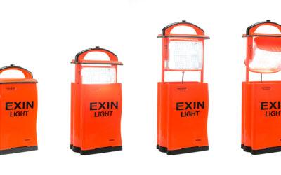 Akkukäyttöiset LED työvalaisimet/huomiovalot (EXIN Light)